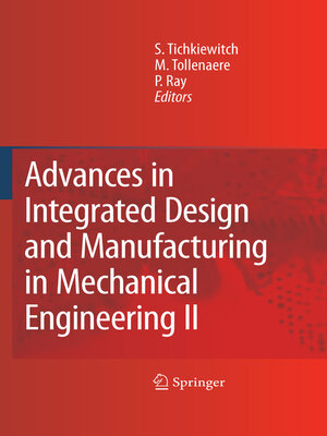 cover image of Advances in Integrated Design and Manufacturing in Mechanical Engineering II